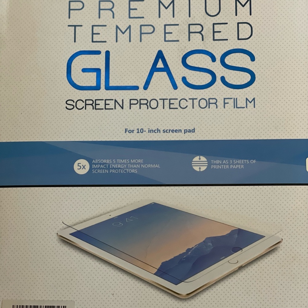 Premium Tempered Glass Screen Protector for 10-inch iPad 2, 3, 4 models